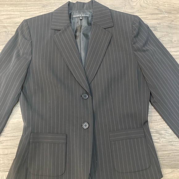 Antonio Melani pin striped blazer size 8 - Picture 4 of 5